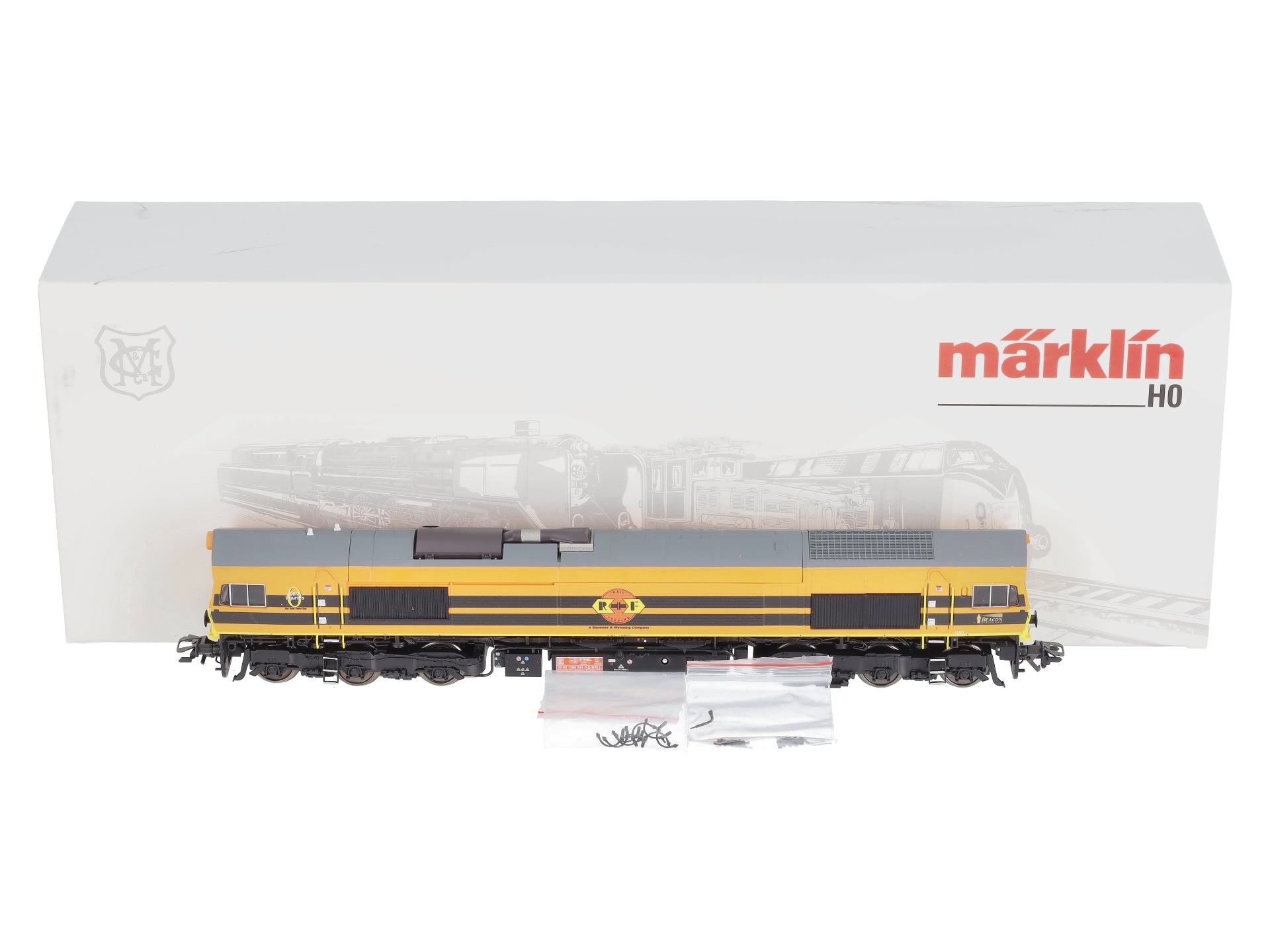 Marklin 39061 HO Rotterdam Rail Feeding RRF Class 66 Diesel Locomotive