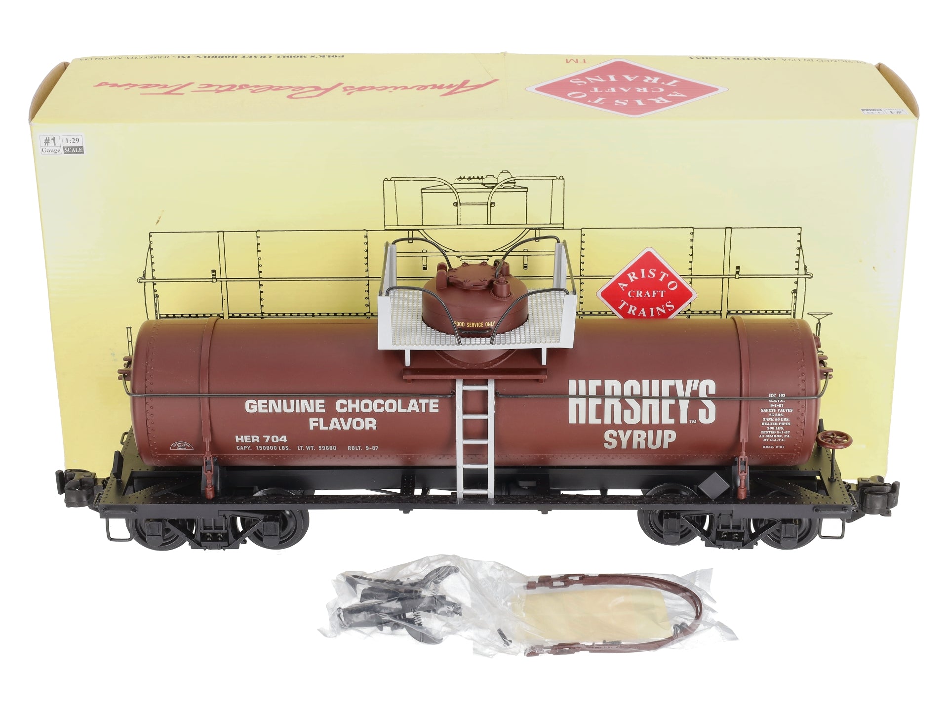 Aristo-Craft 41330 G Scale Hershey Syrup Single Dome Tank