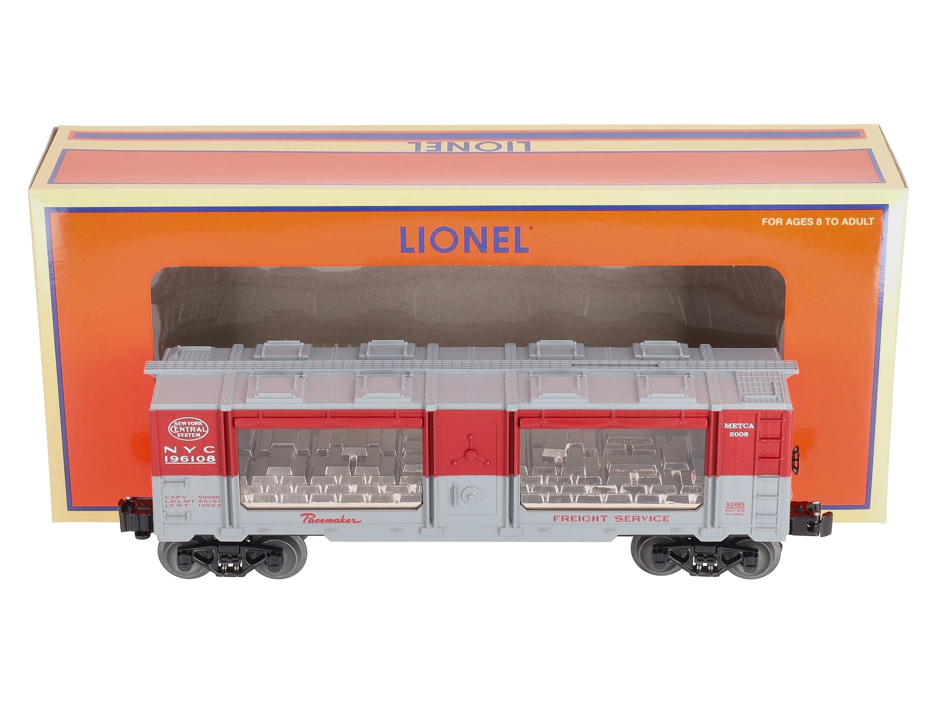 Lionel 6-52485 O Gauge New York Central METCA 2008 Division Mint Car #196108 MT/Box