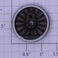 Lionel 8003-19 Chessie Berkshire Center Drive Wheel with White Rim