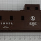 Lionel 19797-7 O Gauge Wabash Square Window Caboose Shell #6357