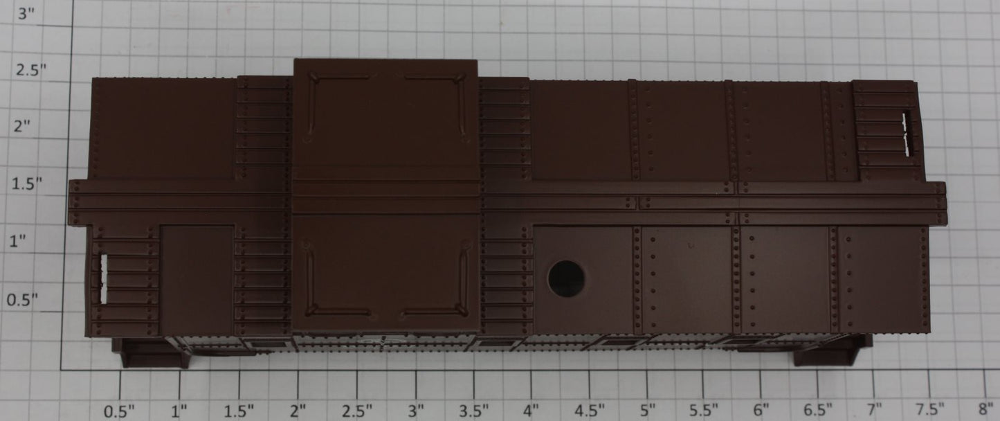 Lionel 19797-7 O Gauge Wabash Square Window Caboose Shell #6357