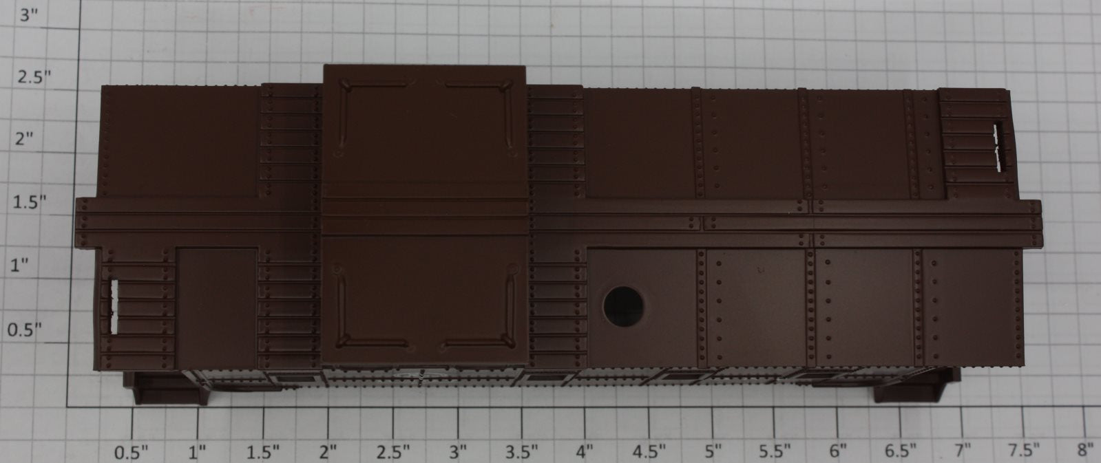 Lionel 19797-7 O Gauge Wabash Square Window Caboose Shell #6357