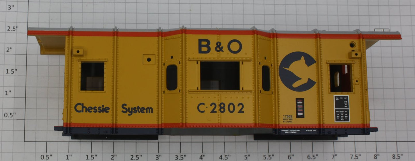 Lionel 17665-5 B&O #C-2802 I-12 Chessie Caboose Shell