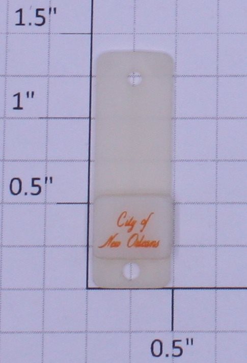 Lionel 7225-27 City of New Orleans Observation Car Door Insert