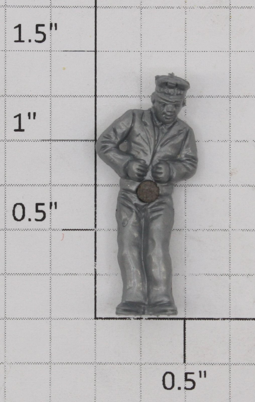 Lionel 3428-12 Silver Mailman Figure with Magnet