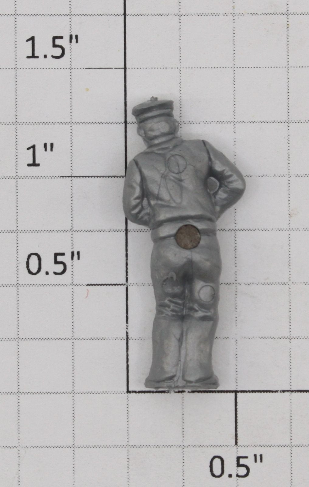 Lionel 3428-12 Silver Mailman Figure with Magnet