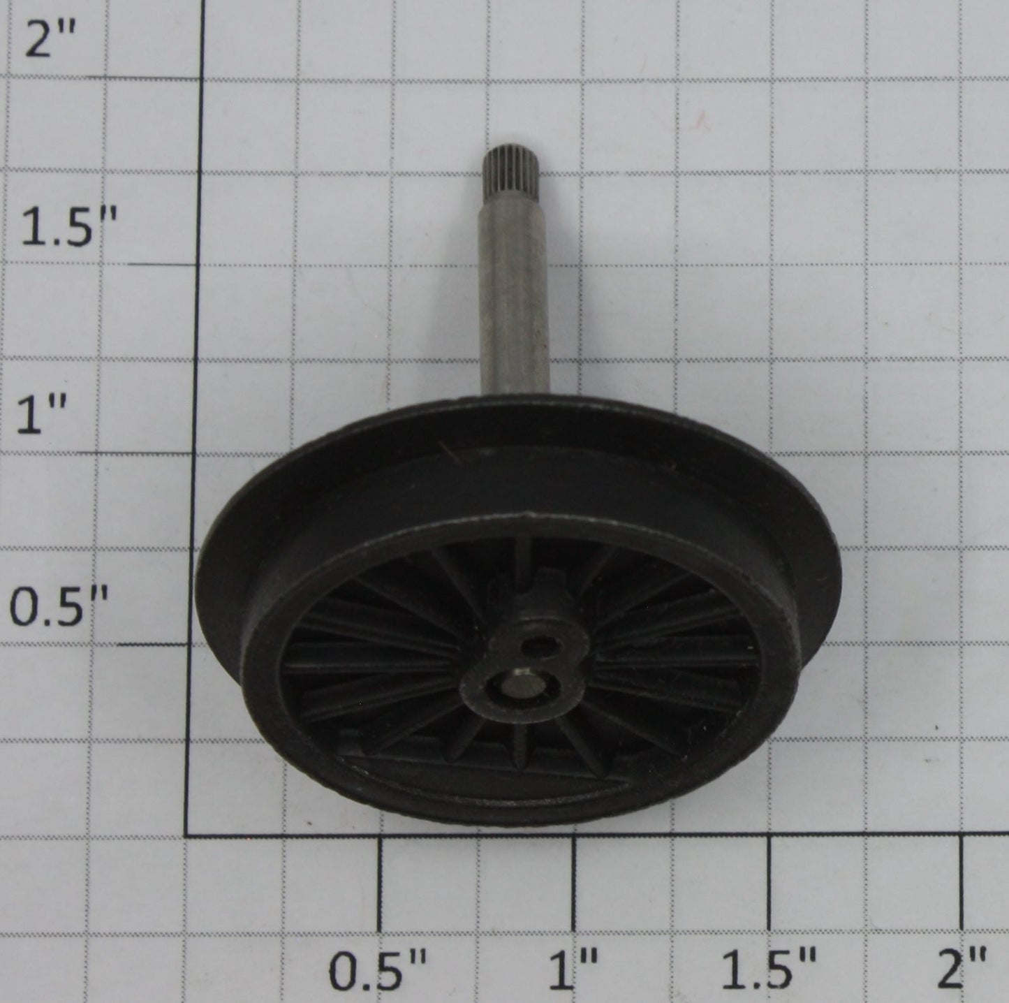 Lionel 8702-165 Geared End Wheel and Axle Assembly