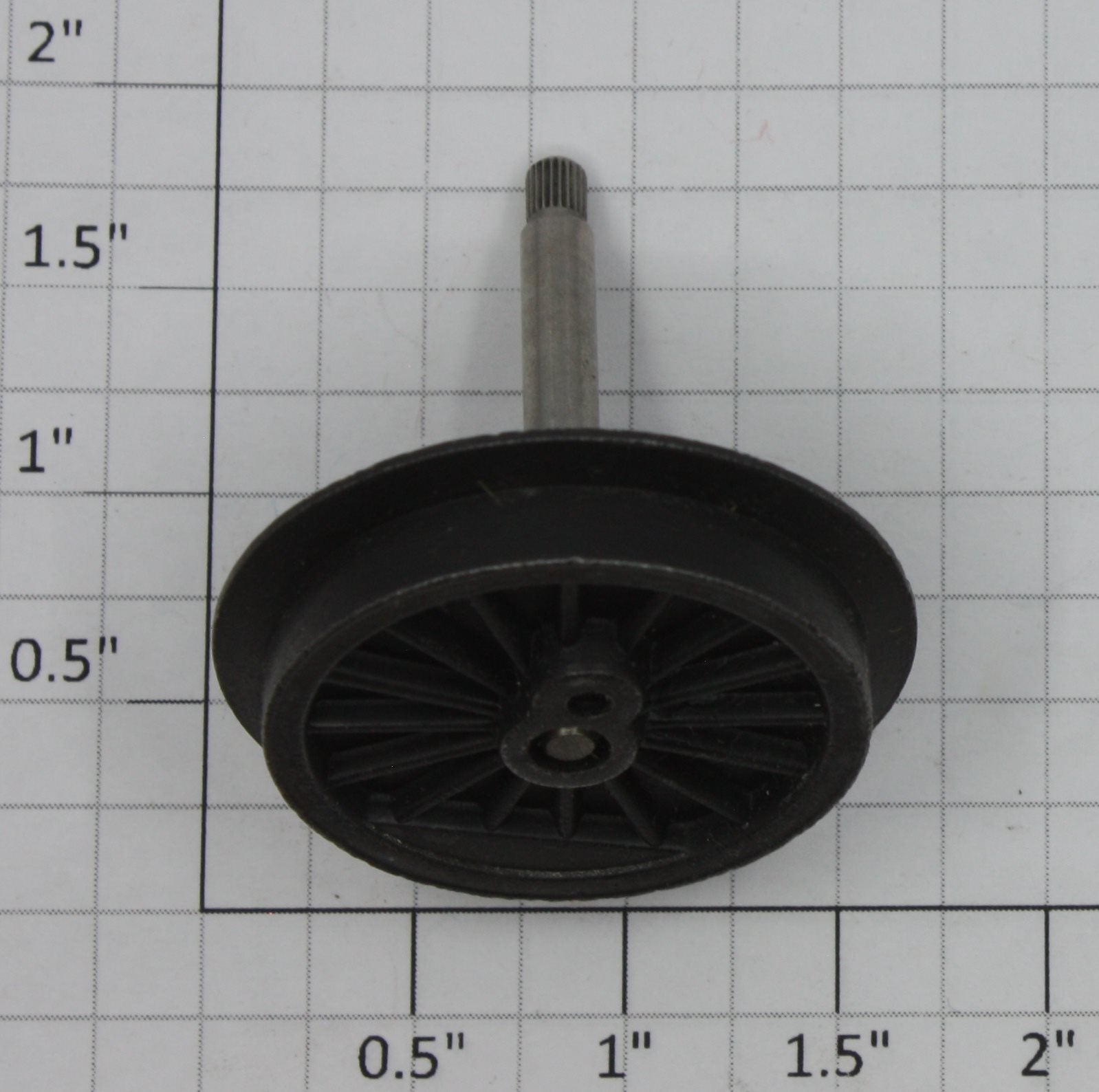 Lionel 8702-165 Geared End Wheel and Axle Assembly
