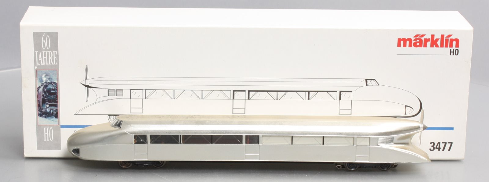 Marklin 3477 HO Rail Zeppelin Diesel Locomotive LN/Box