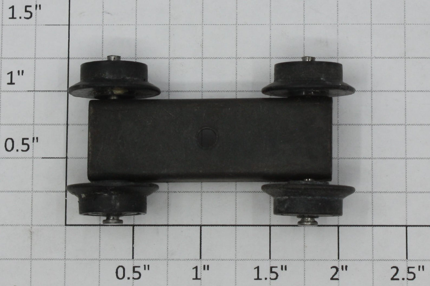 American Flyer XA10081 S Scale Front Truck with Black Wheels