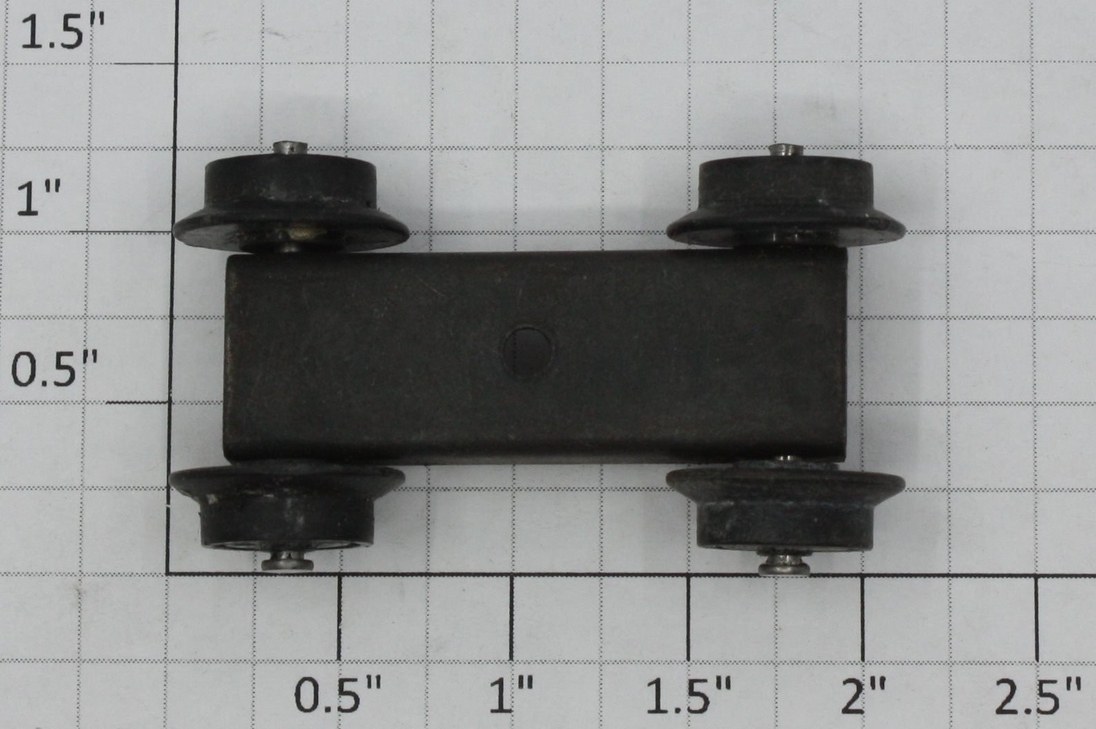 American Flyer XA10081 S Scale Front Truck with Black Wheels