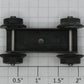 American Flyer XA10081 S Scale Front Truck with Black Wheels