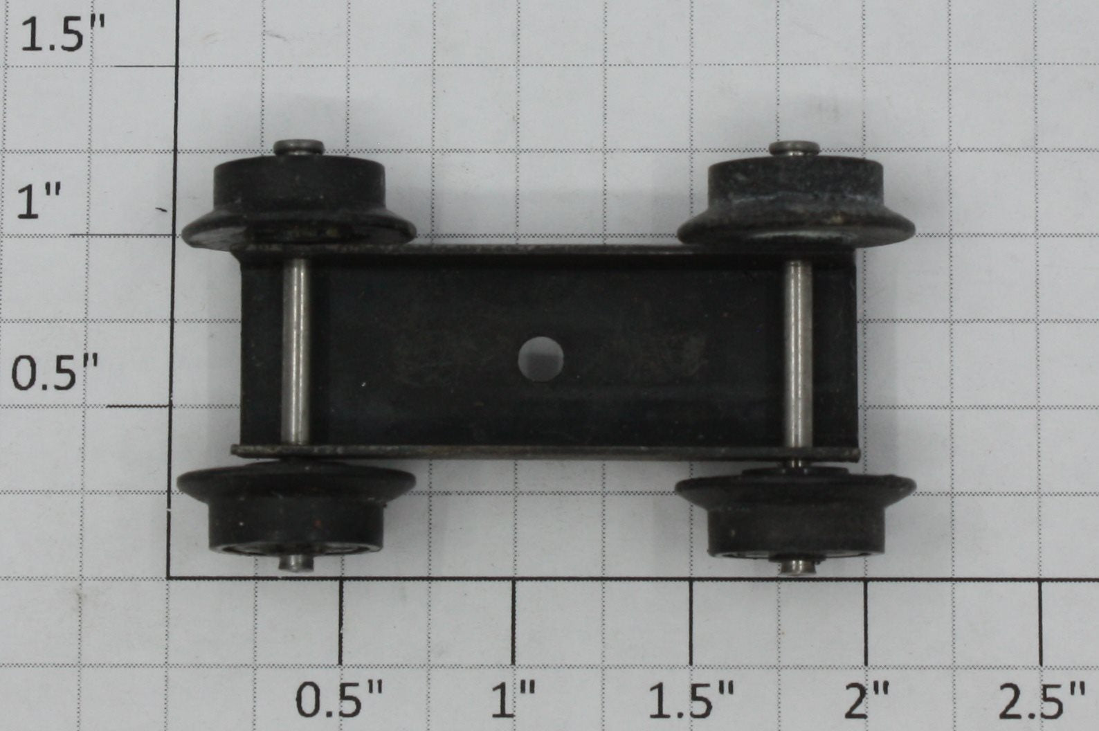 American Flyer XA10081 S Scale Front Truck with Black Wheels