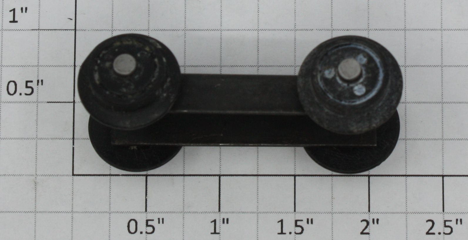 American Flyer XA10081 S Scale Front Truck with Black Wheels