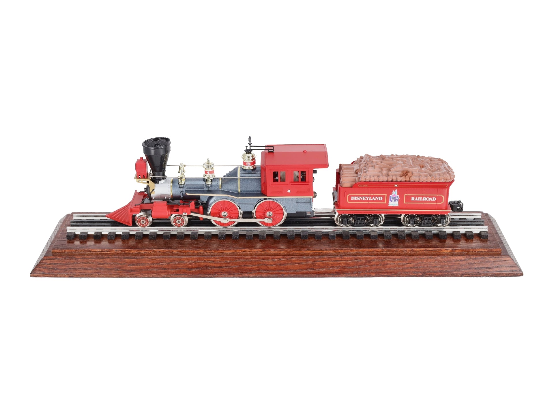 Lionel 6-18008 Disneyland 4-4-0 Steam Locomotive & Tender #4 w/Display Case NIB