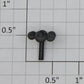 American Flyer PA11409 S Scale Black Plastic Ornamental Triple Horn