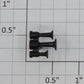 American Flyer PA11409 S Scale Black Plastic Ornamental Triple Horn