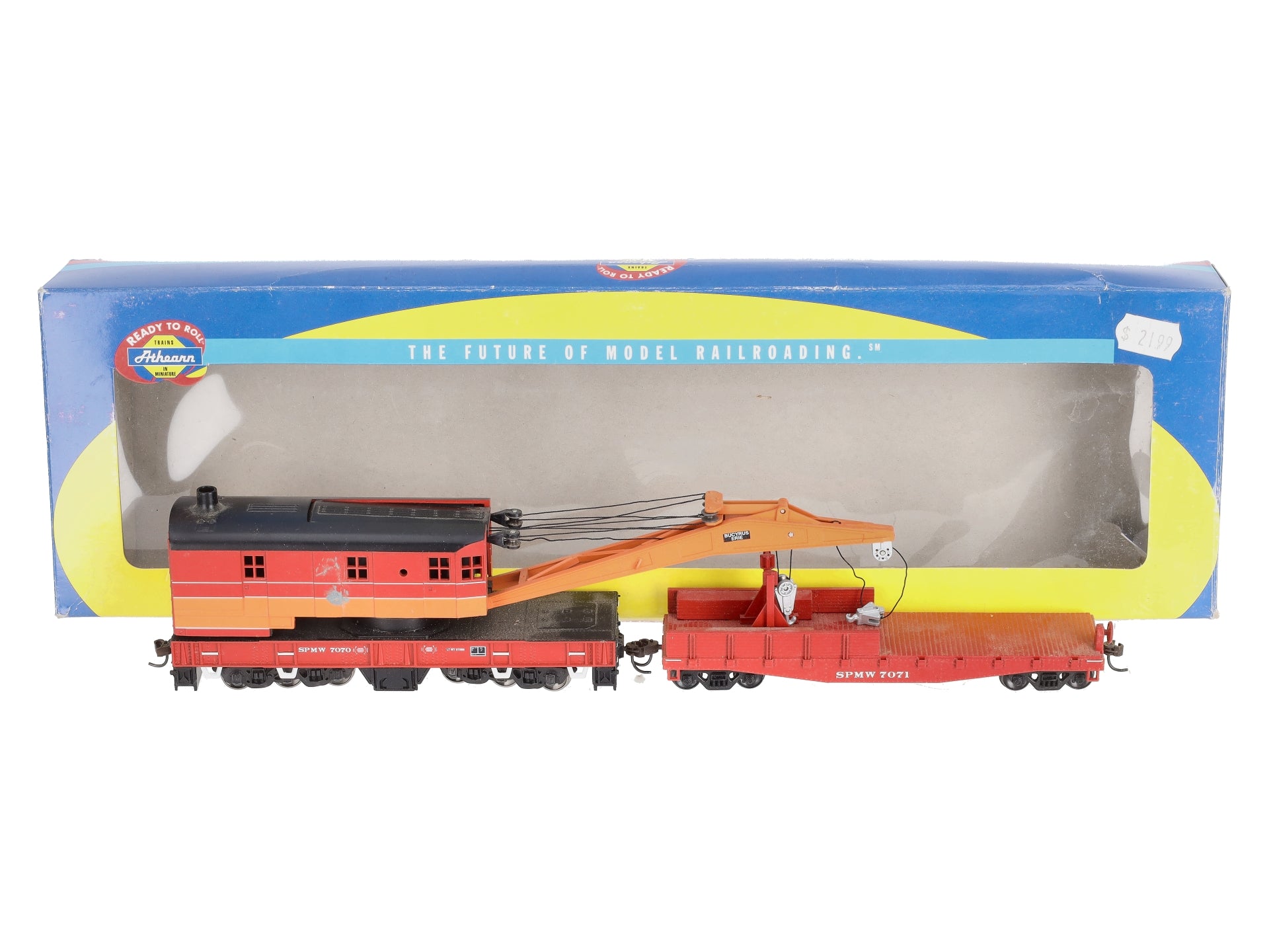 Athearn 7526 HO Scale Southern Pacific Daylight 200 Ton Crane/Tender #7070