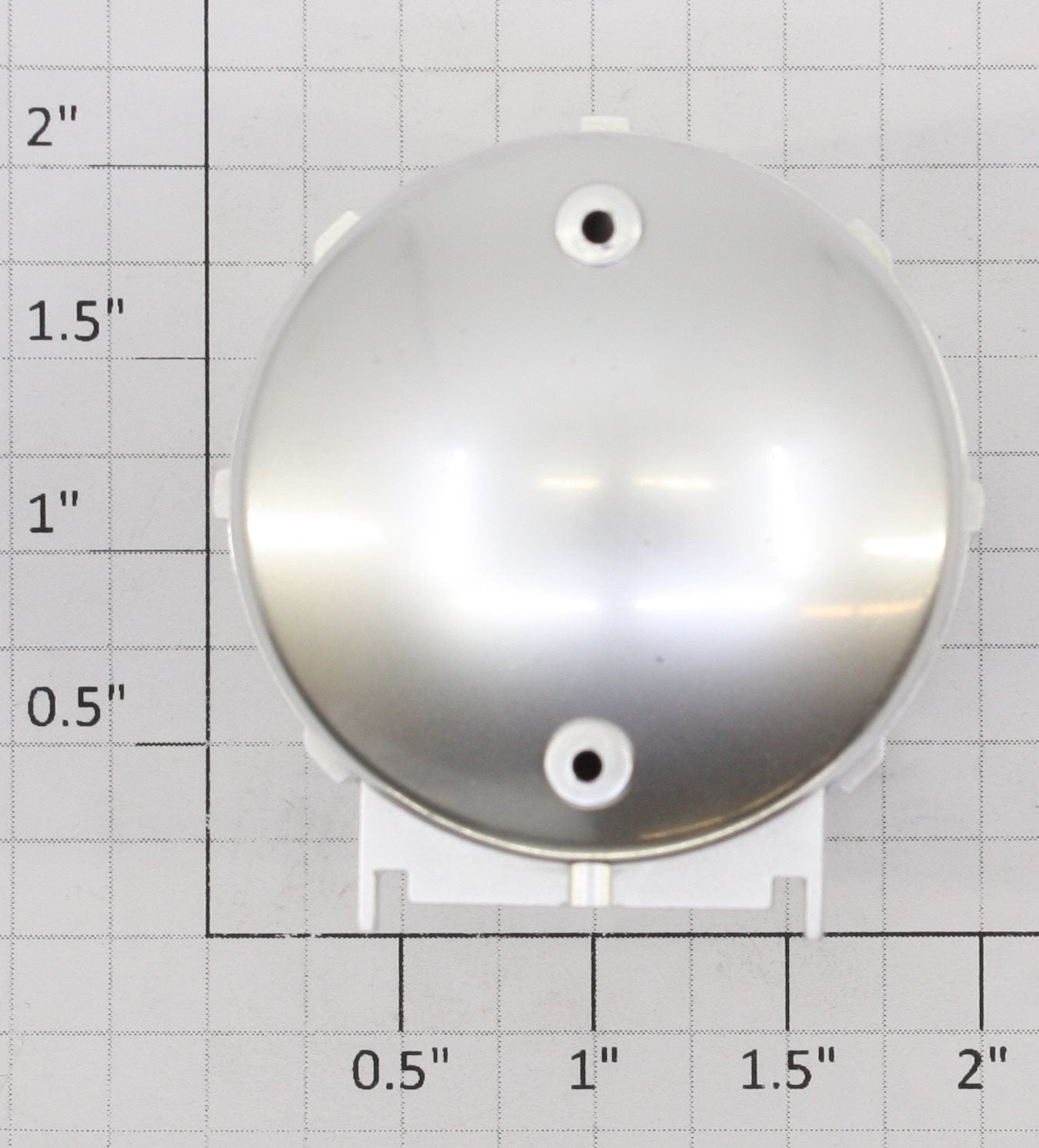 Lionel 17331-85 Chrome Milk Tank Half with Holes