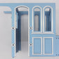 Lionel 85128-7 0-6-0 Silver Bell Steam Locomotive Cab Shell