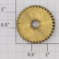 Lionel 773-16 36-Tooth Brass Worm Wheel Gear
