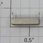 Lionel 385E-37 Nickel Boiler Front Number Plate Frame - Fits 385E, 392E, 1835