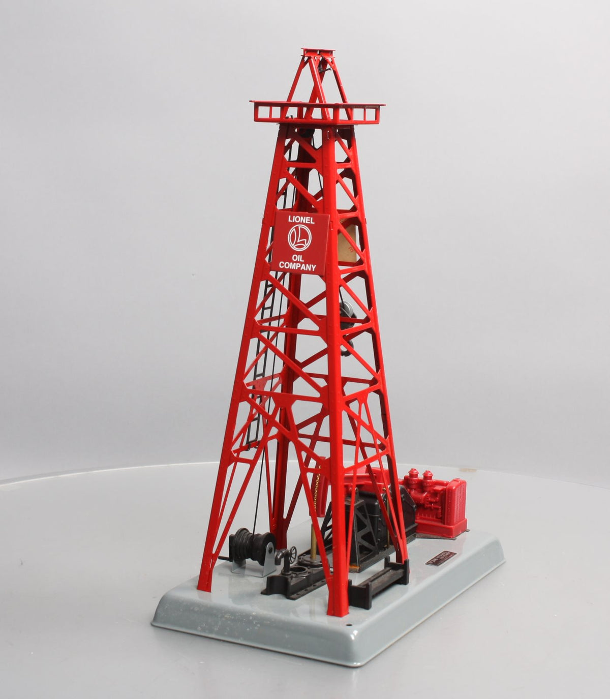 Lionel 6-12848 O Gauge Red Operating Oil Derrick LN/Box