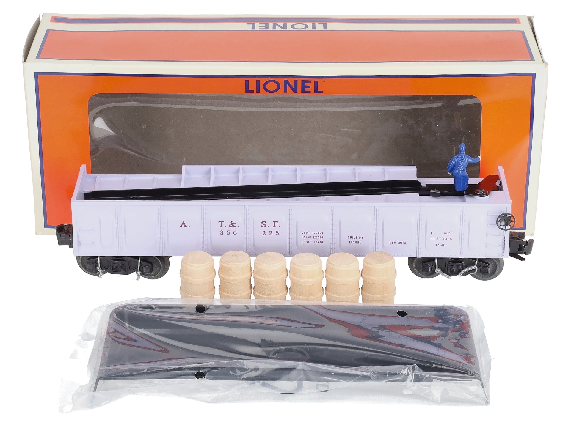 Lionel 6-37032 O Gauge Santa Fe Operating Barrel Car #3562 LN/Box