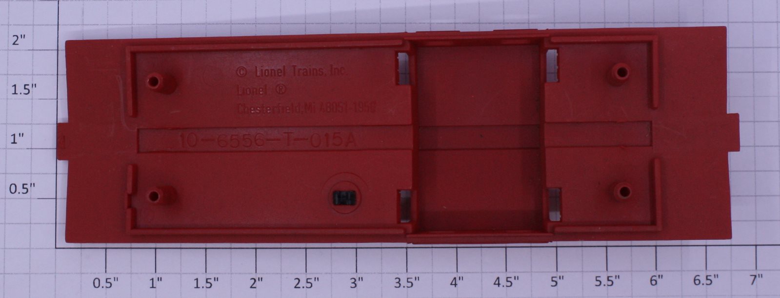 Lionel 6556-15 SP Red Caboose Roof Shell