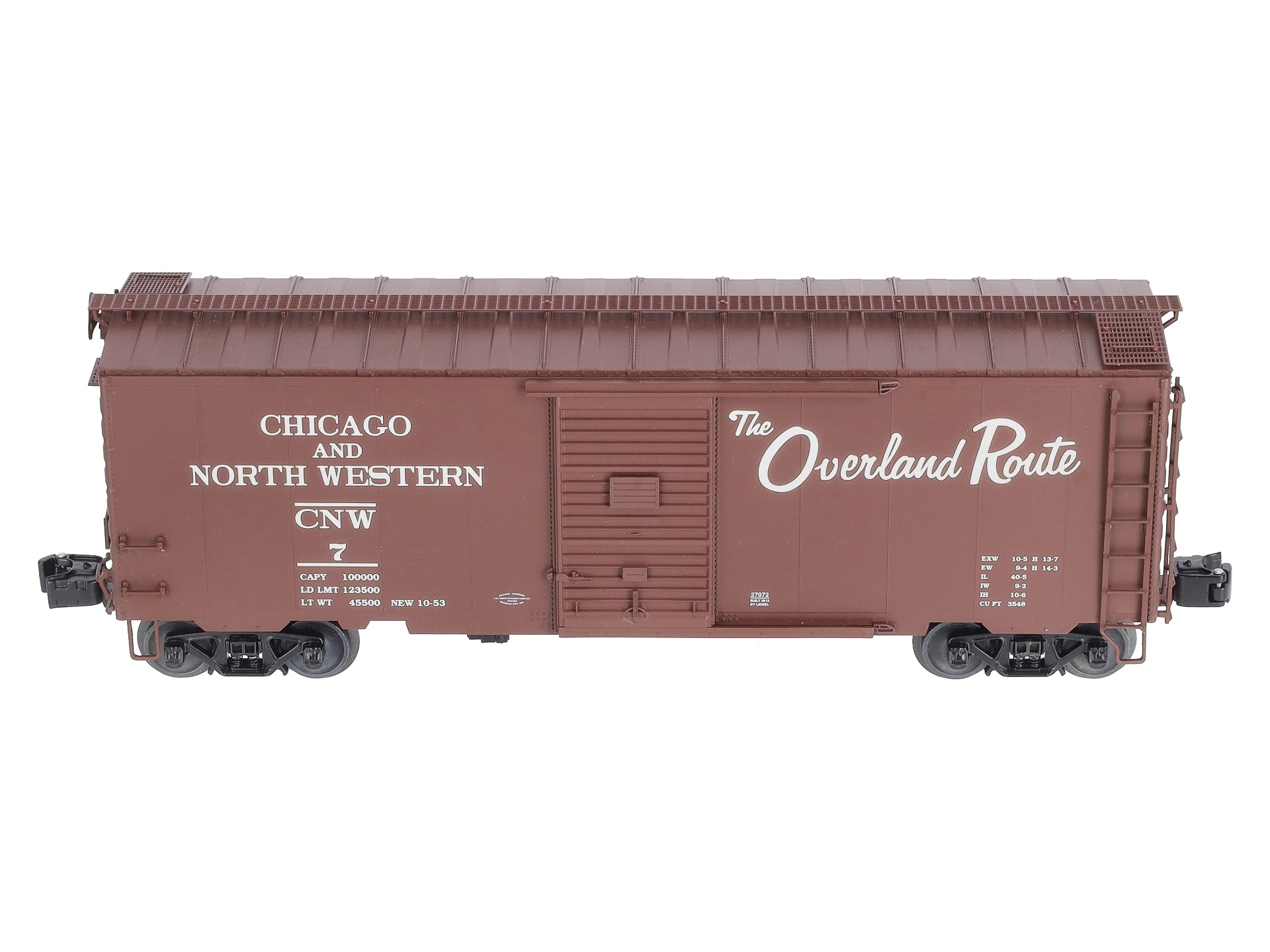 Lionel 6-27072 O Gauge C&NW PS-1 Boxcar #7