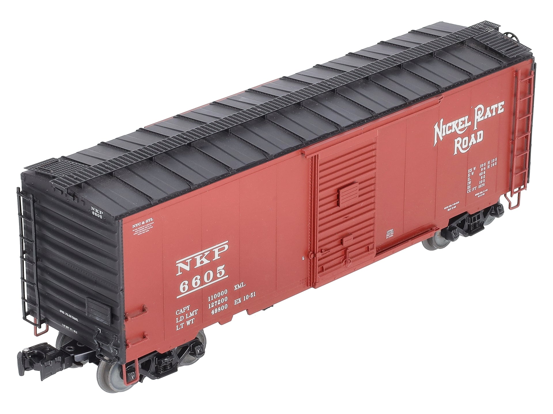 Lionel 6-17751 O Gauge Nickel Plate Road PS-1 Boxcar #6605 – Trainz