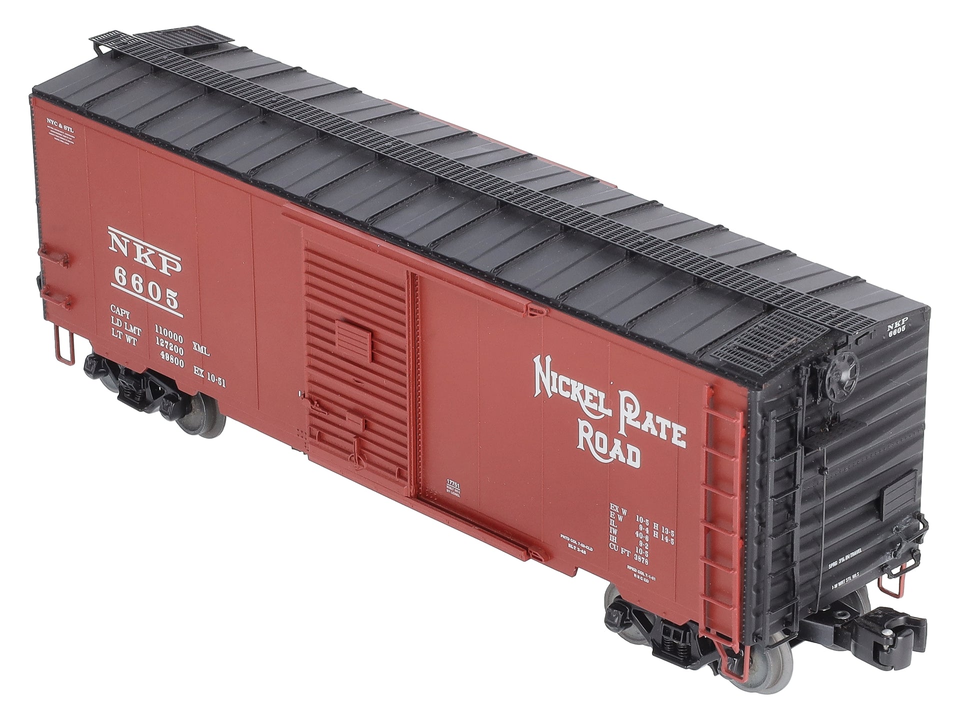 Lionel 6-17751 O Gauge Nickel Plate Road PS-1 Boxcar #6605 – Trainz