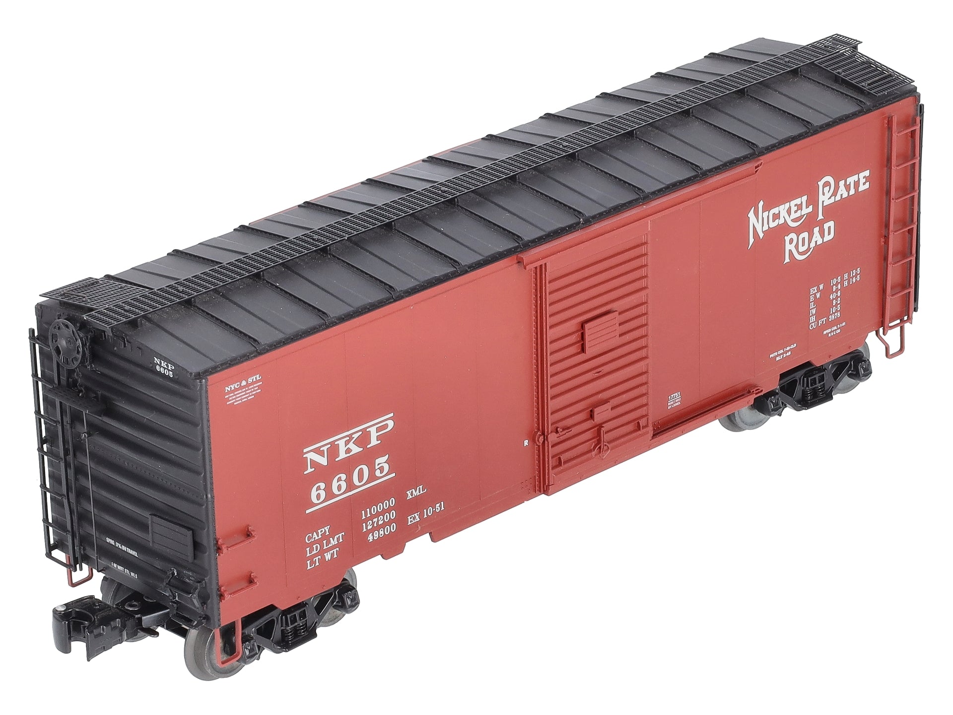 クッキー　0605 Lionel 6-17751 O Gauge Nickel Plate Road PS-1 Boxcar #6605