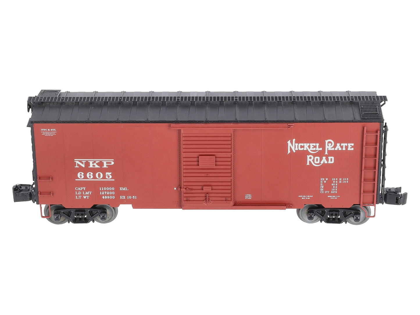 Lionel 6-17751 O Gauge Nickel Plate Road PS-1 Boxcar #6605 NIB