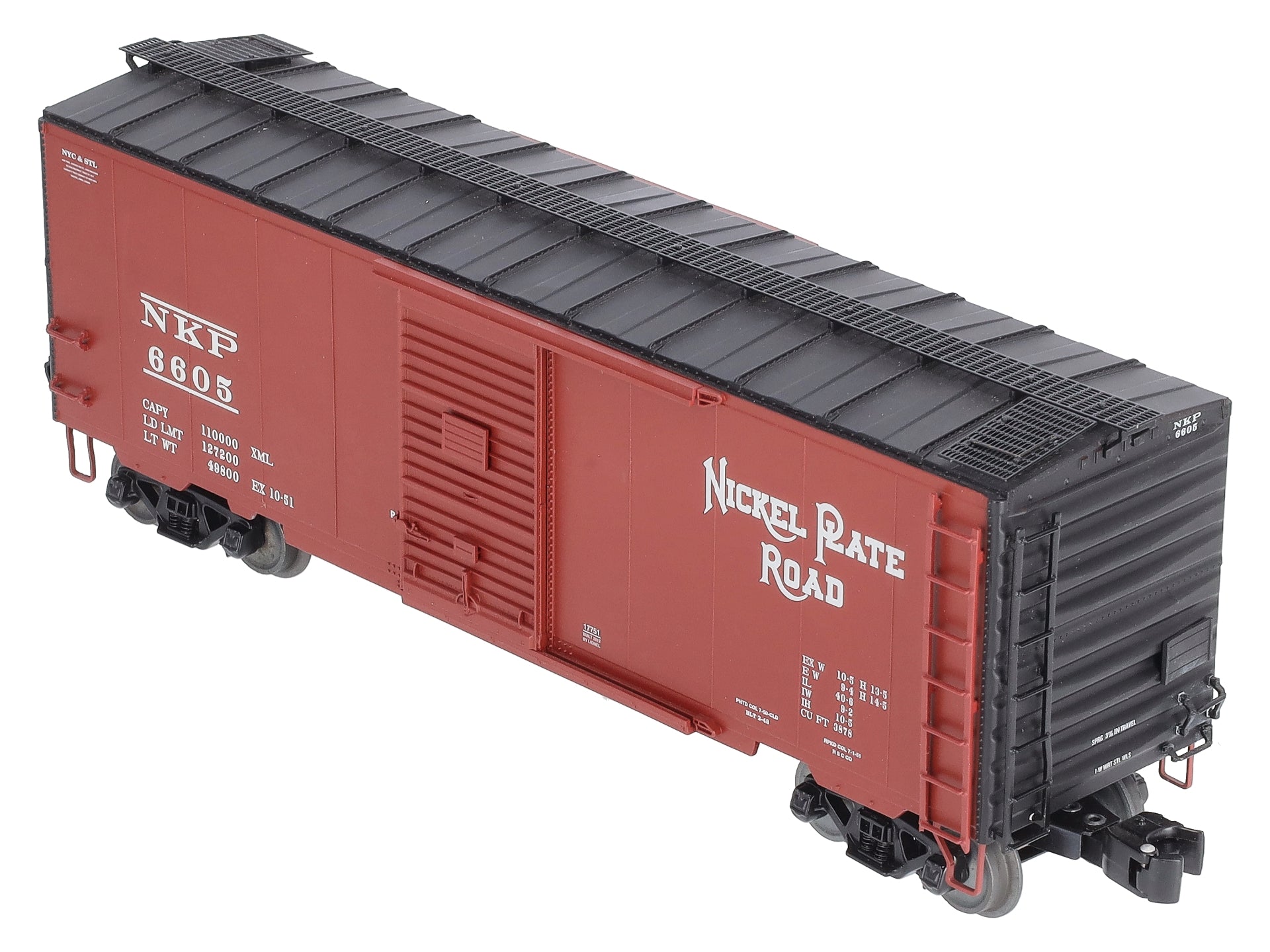 Lionel 6-17751 O Gauge Nickel Plate Road PS-1 Boxcar #6605 NIB