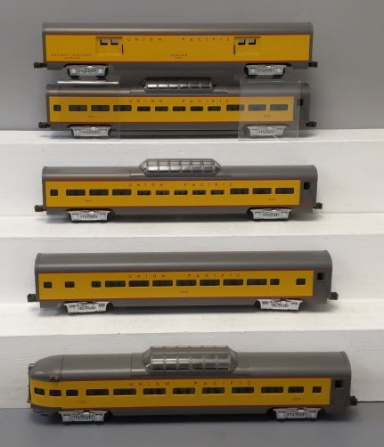 MTH 20-6506 O Gauge Union Pacific 70' Aluminum Passenger 5-Car Set LN/Box