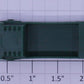 Lionel 2323-24 Green Baggage Cart Shell