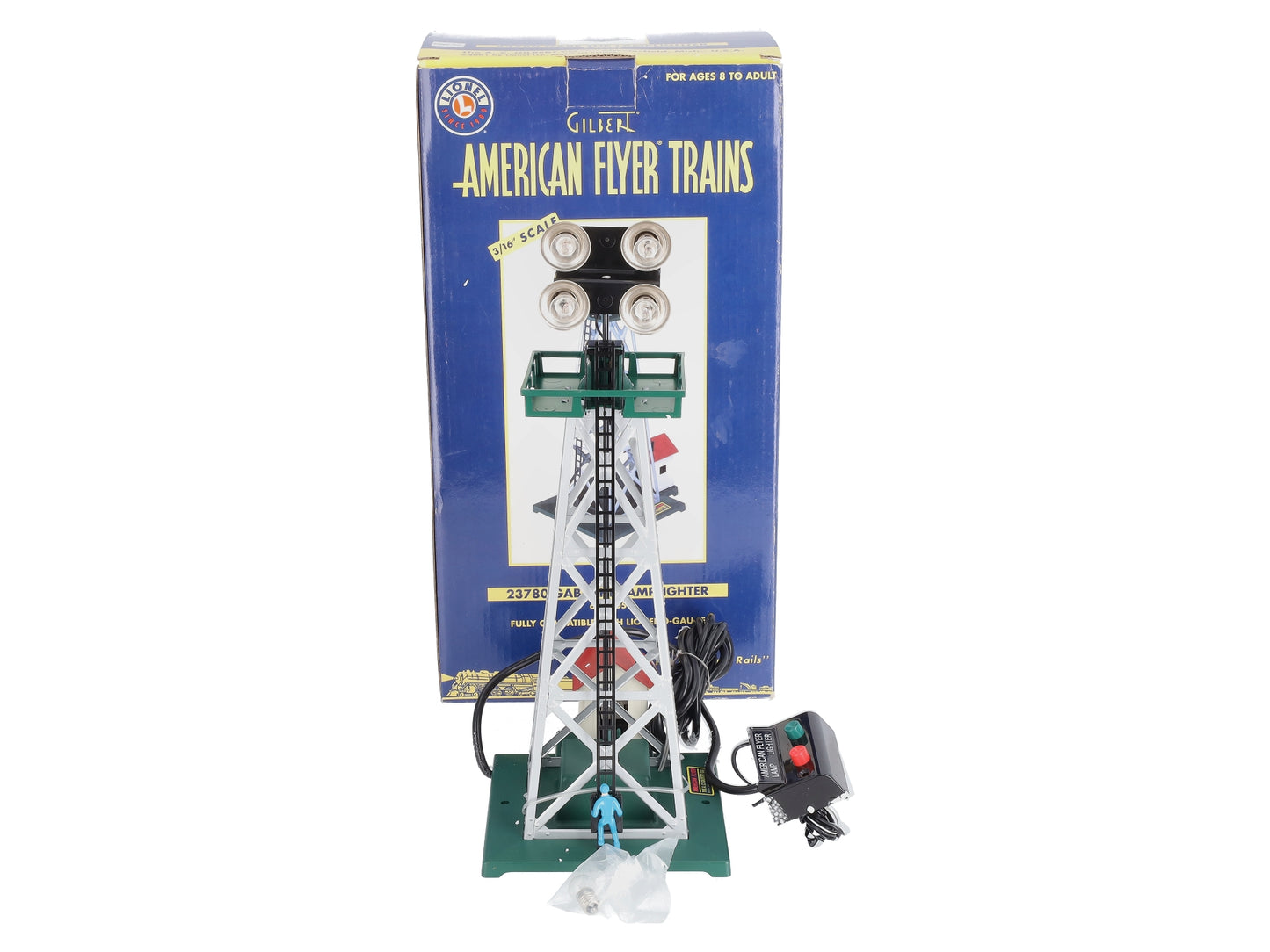 American Flyer 6-49805 S Scale Gabe the Lamplighter Tower LN/Box