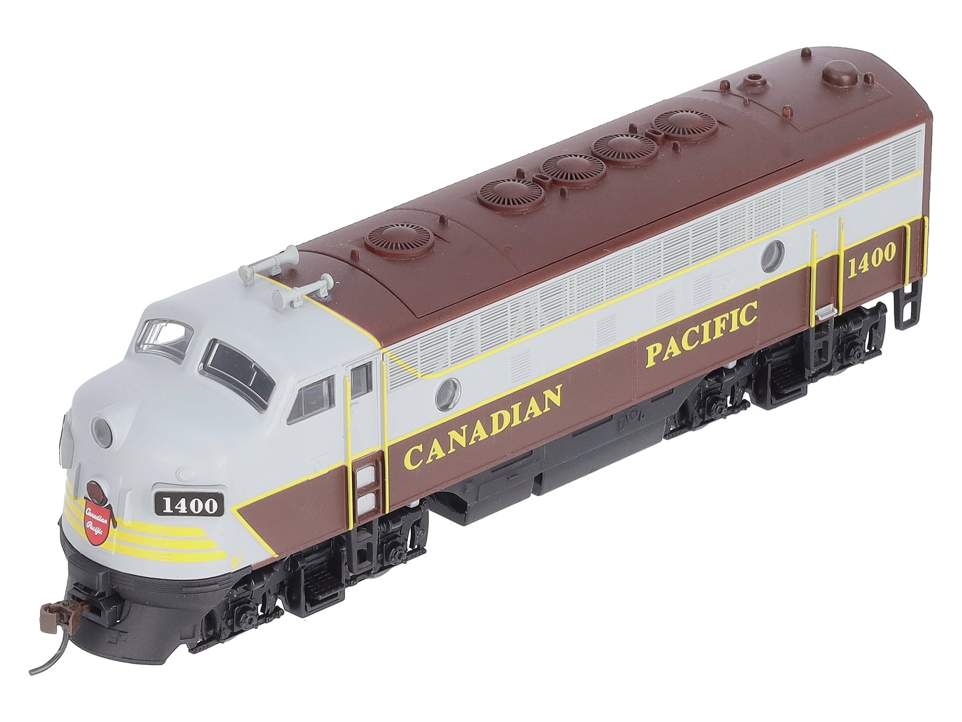 Model Power 2165 HO Scale CP F7 Diesel Locomotive #1400 – Trainz