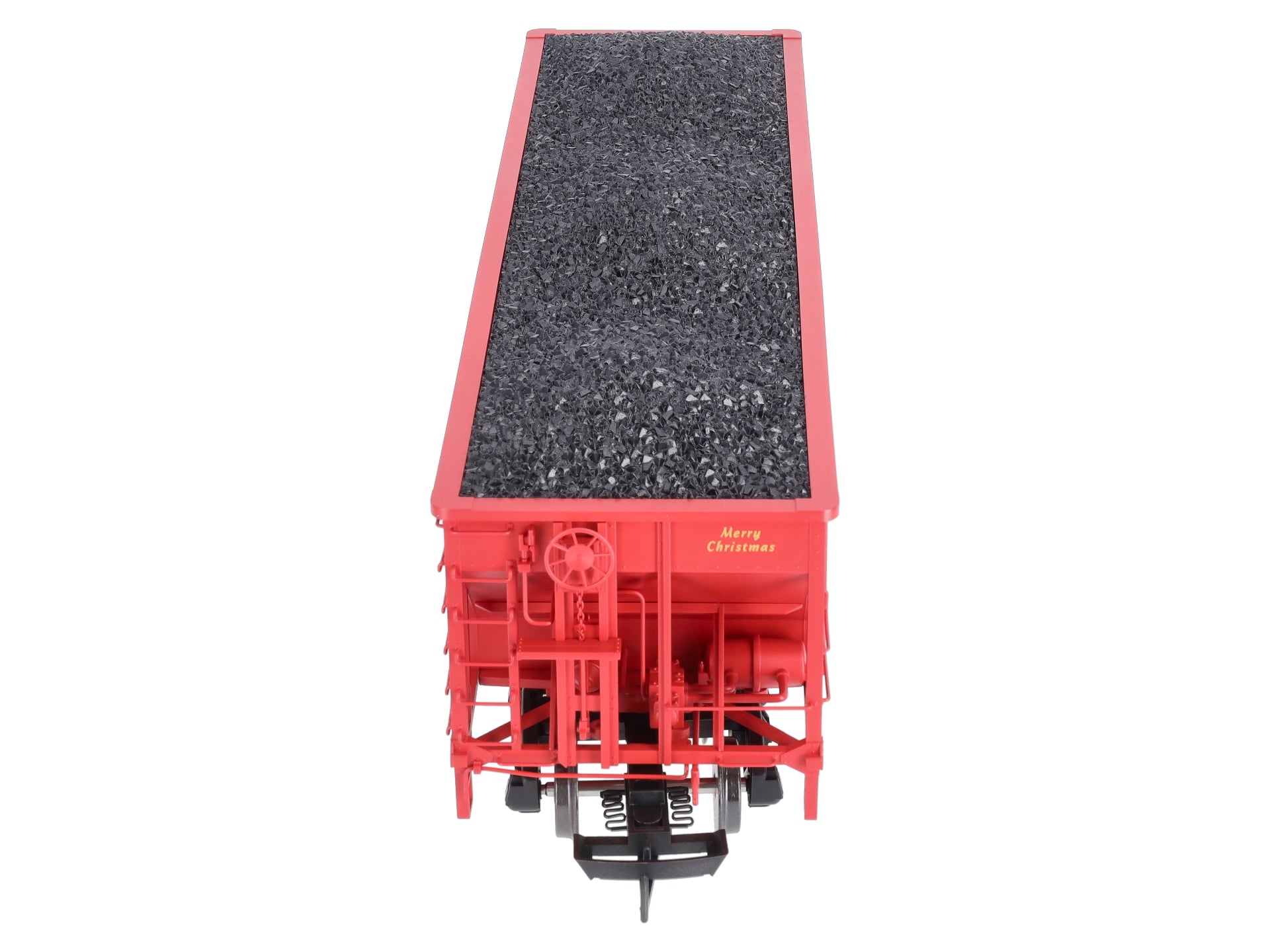 USA Trains 14025 G Christmas 70-Ton 3-Bay Coal Hopper with Coal Load