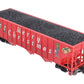 USA Trains 14025 G Christmas 70-Ton 3-Bay Coal Hopper with Coal Load