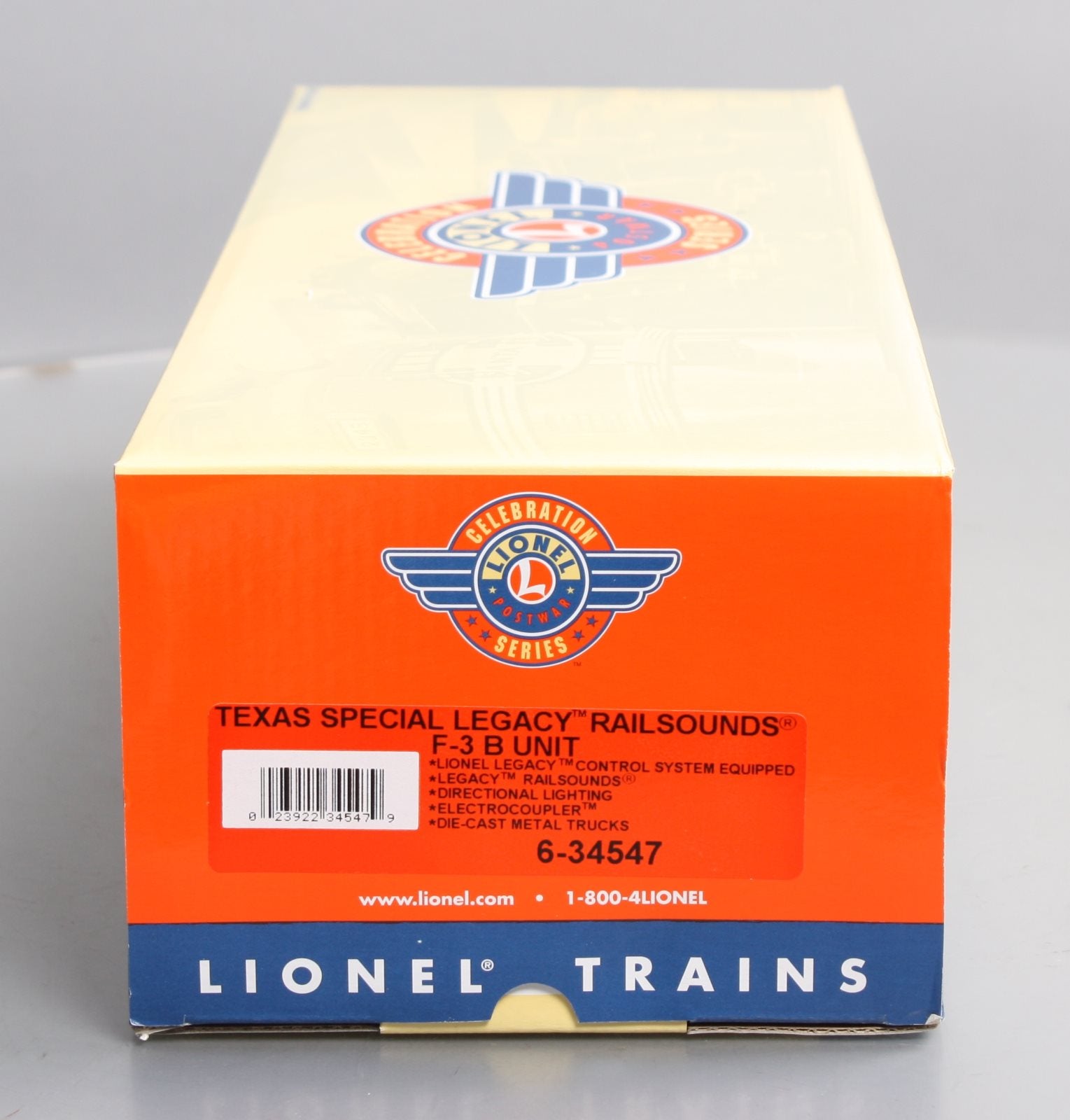 Lionel 6-34547 Texas Special F-3 B-Unit Non-Powered Diesel Loco w/Legacy 5.5 LN/Box