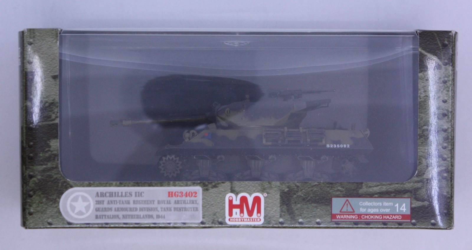 Hobby Master HG3402 1:72 Diecast Archilles IIC 21st Anti-Tank Regiment Artillery
