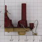 Lionel 236-54X O Gauge Red Smoke Unit Base w/ 27 Ohm Resistor w/o Plunger