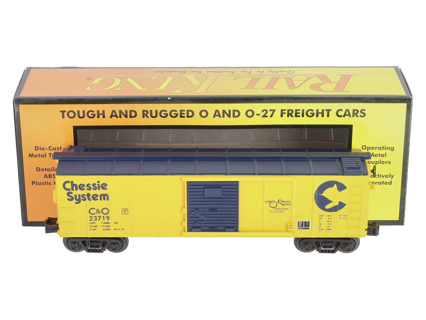 MTH 30-74981 O Gauge Chessie Boxcar #23719