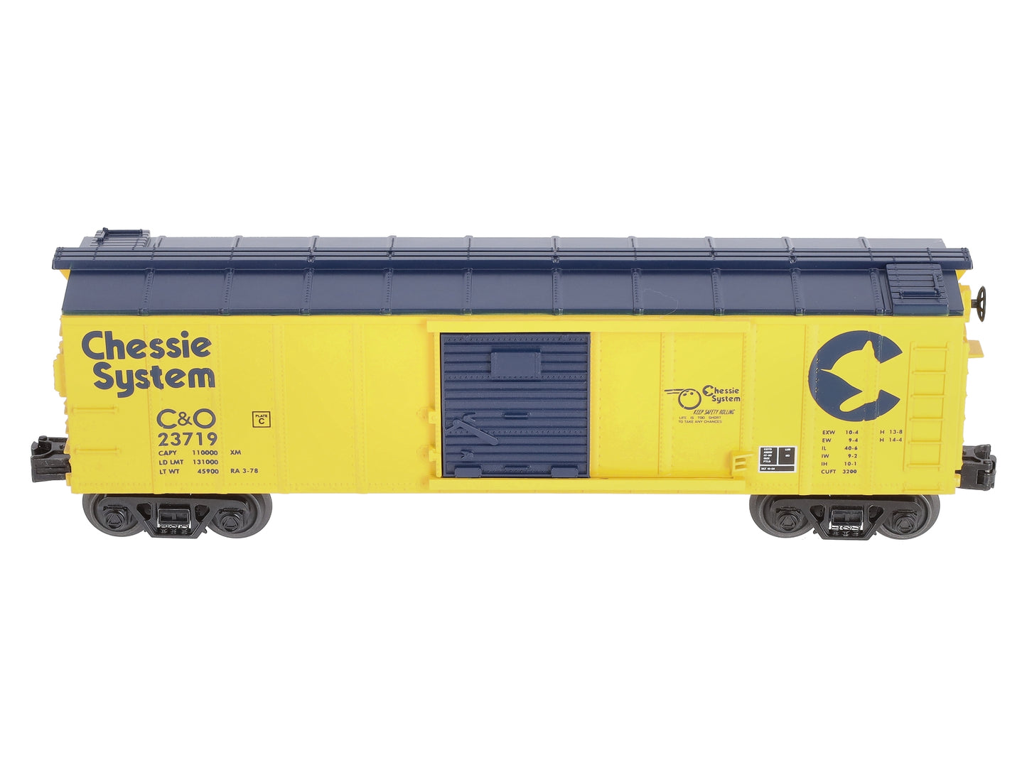 MTH 30-74981 O Gauge Chessie Boxcar #23719