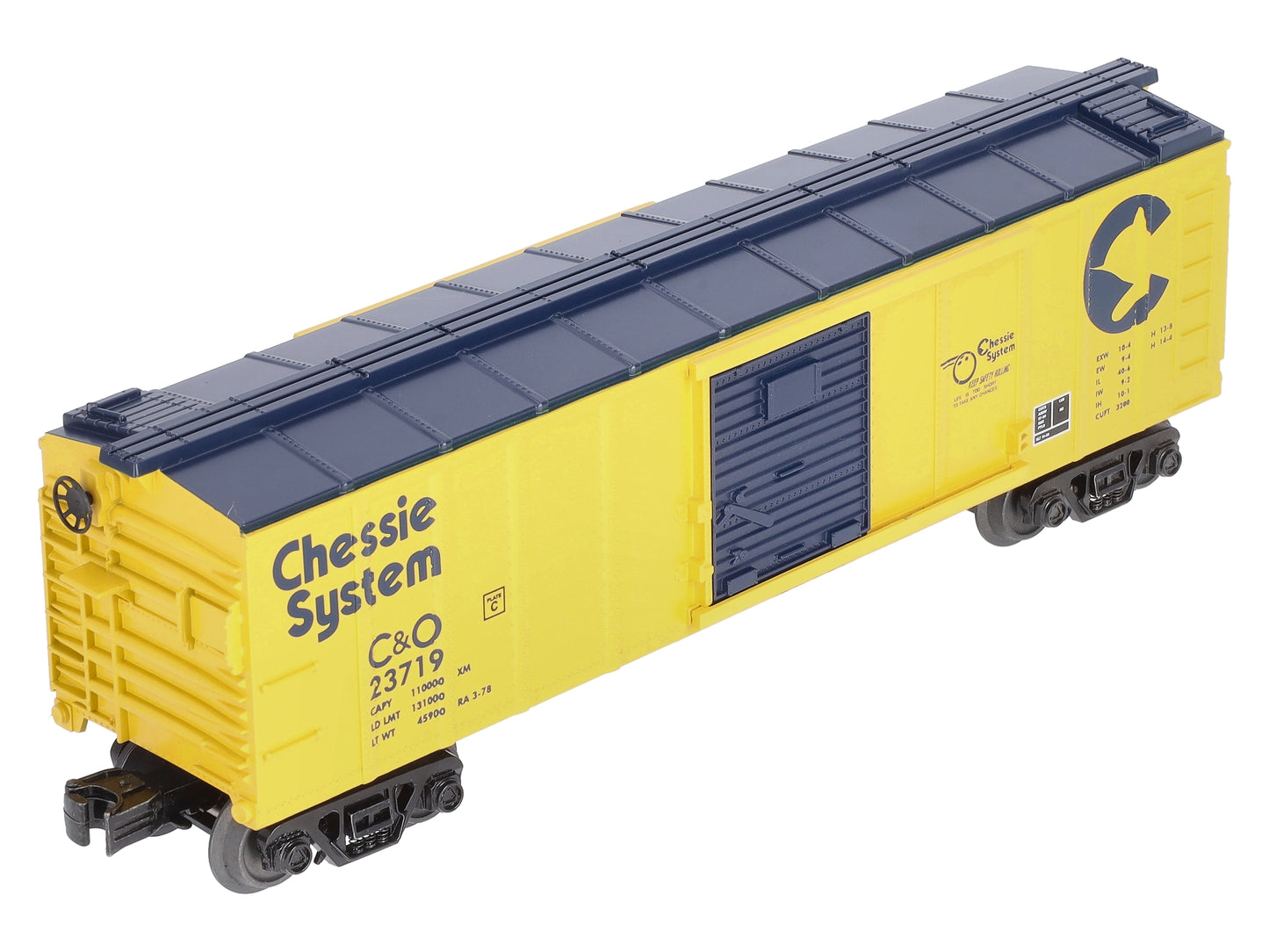 MTH 30-74981 O Gauge Chessie Boxcar #23719