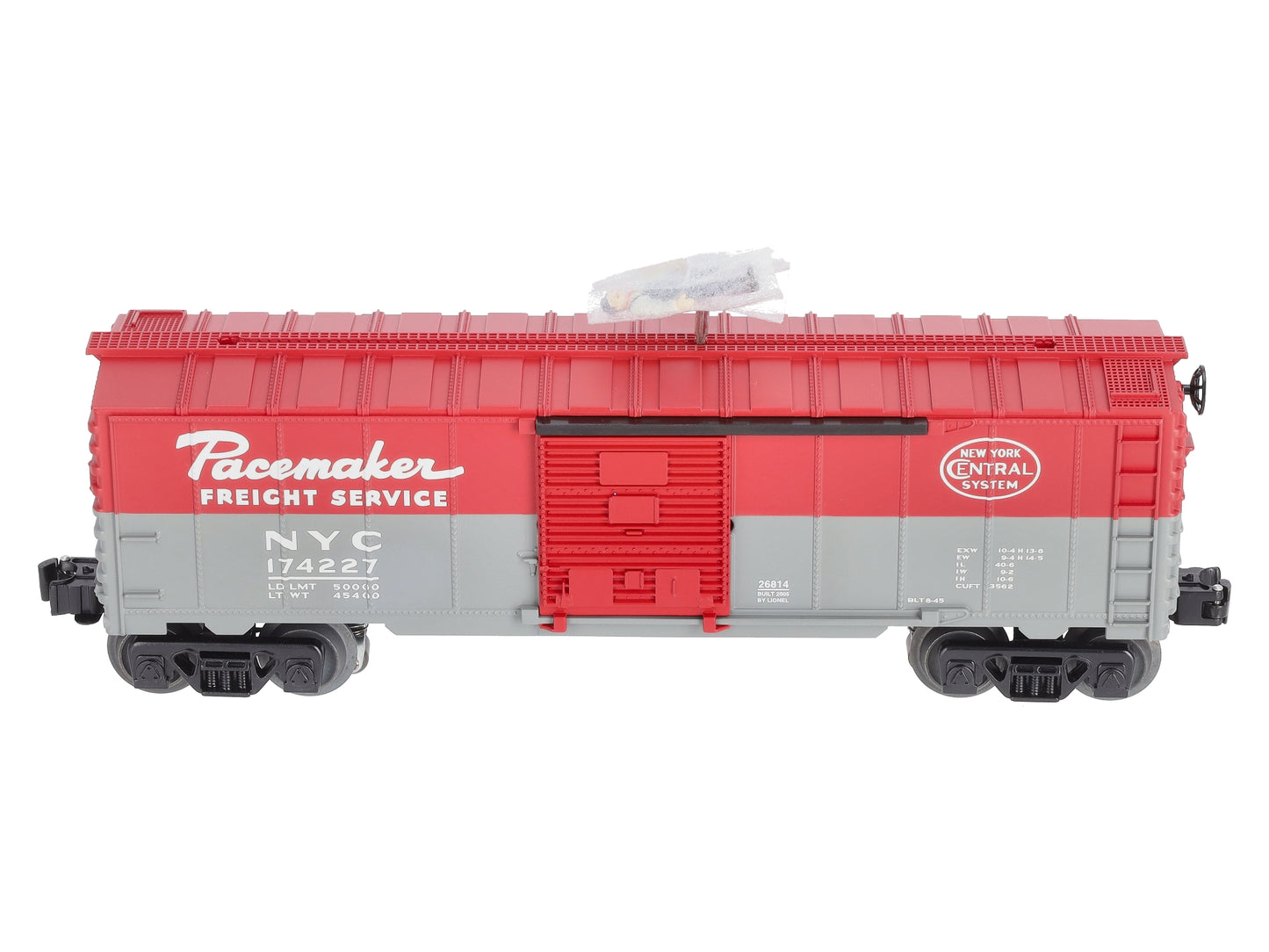 Lionel 6-26814 O Gauge New York Central Walking Brakeman Car #174227