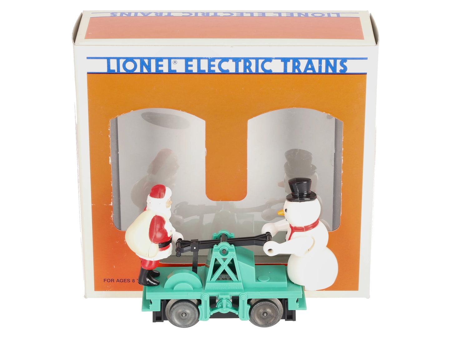 Lionel 6-18422 O Gauge Christmas Santa & Snowman Handcar LN/Box